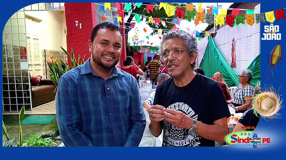 Paulo Rocha no São João do SINDACS PE